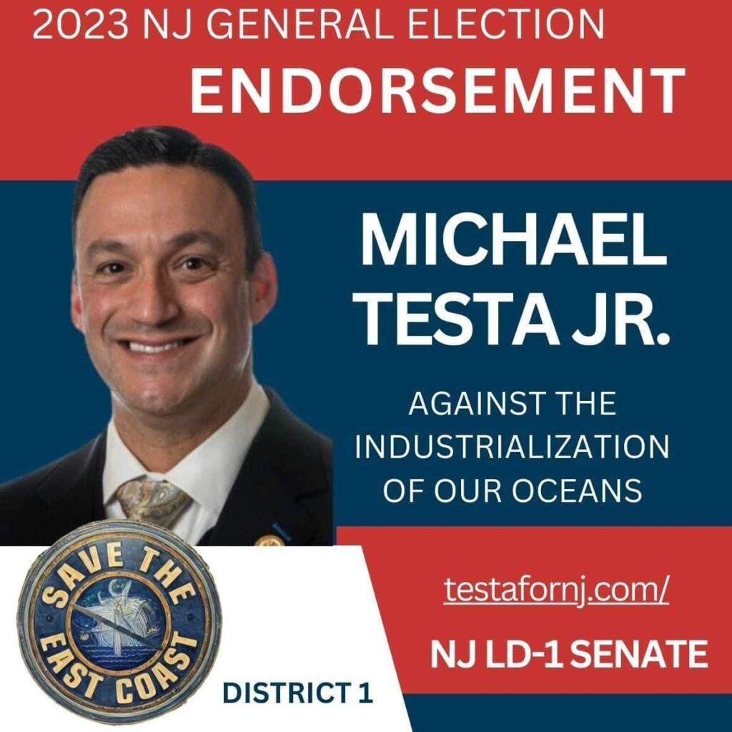 save the east coast endorses testa in district 1